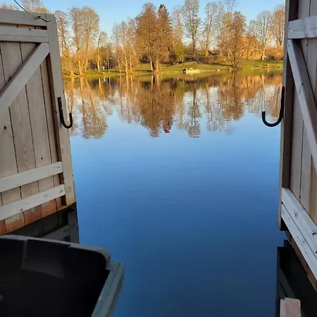 Laivu Maja Uz Aluksnes Ezera/ Boat House On A *